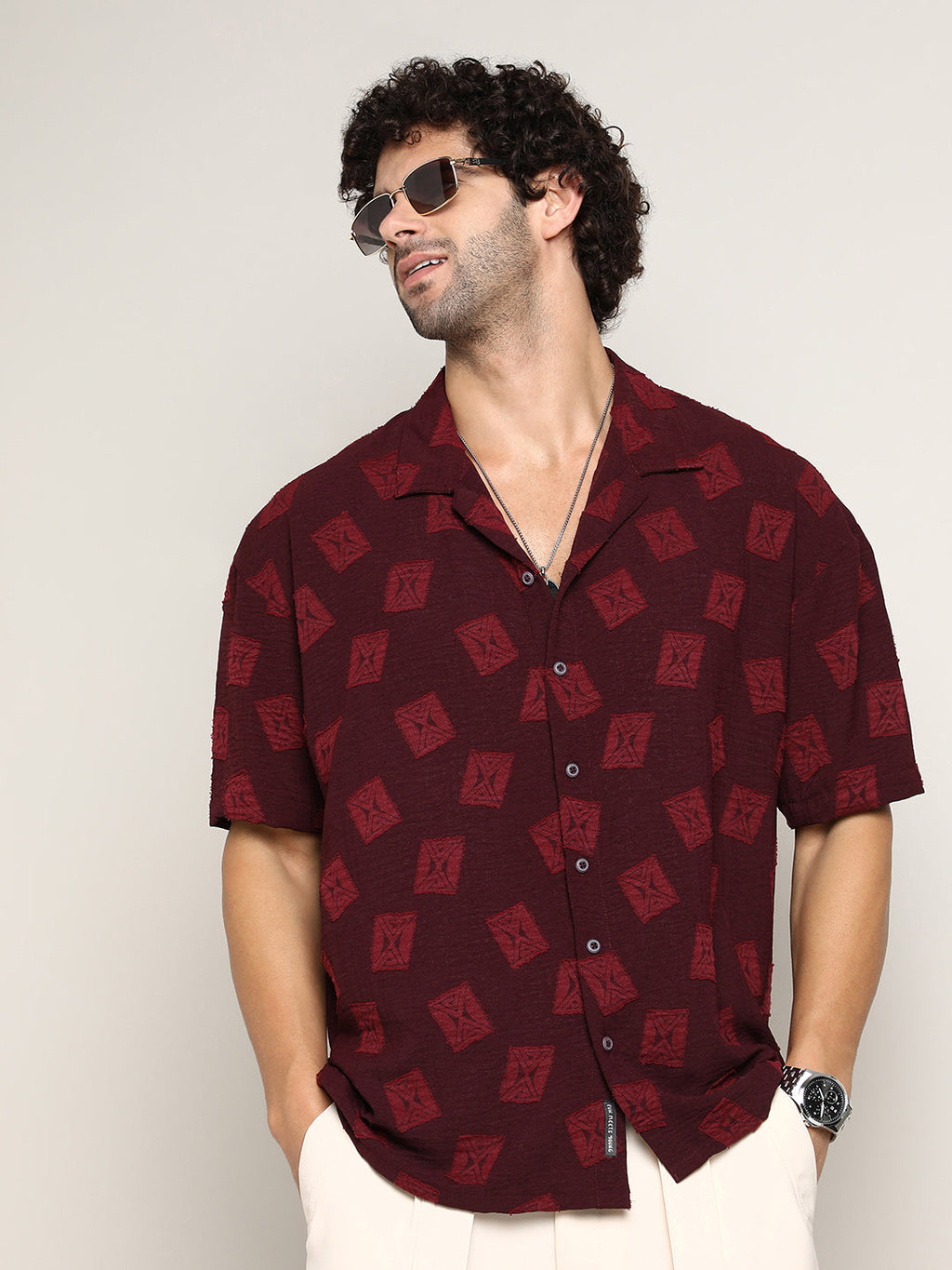 Indie-Cuban Oversized Shirt