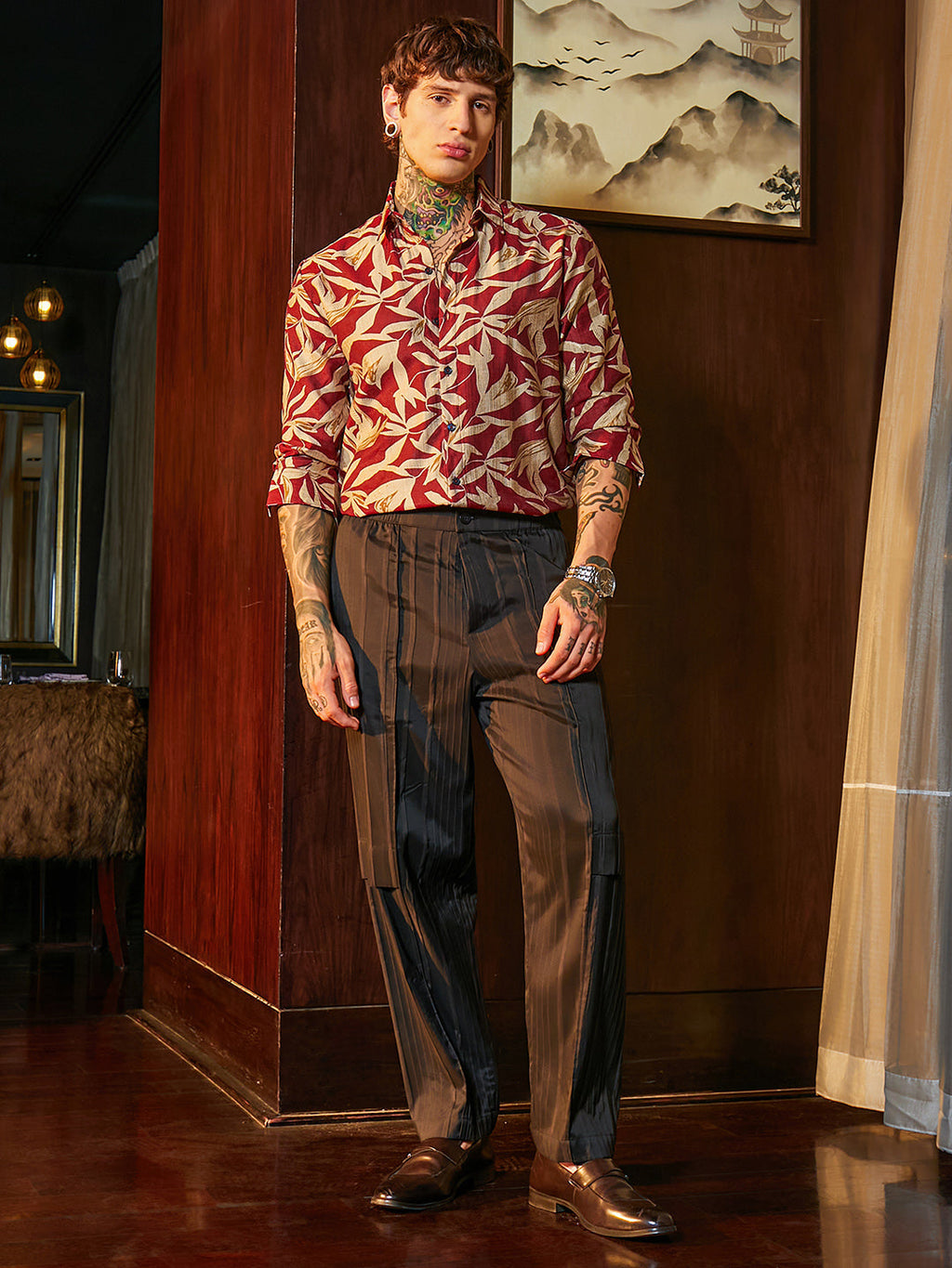 Flore Noir Shirt