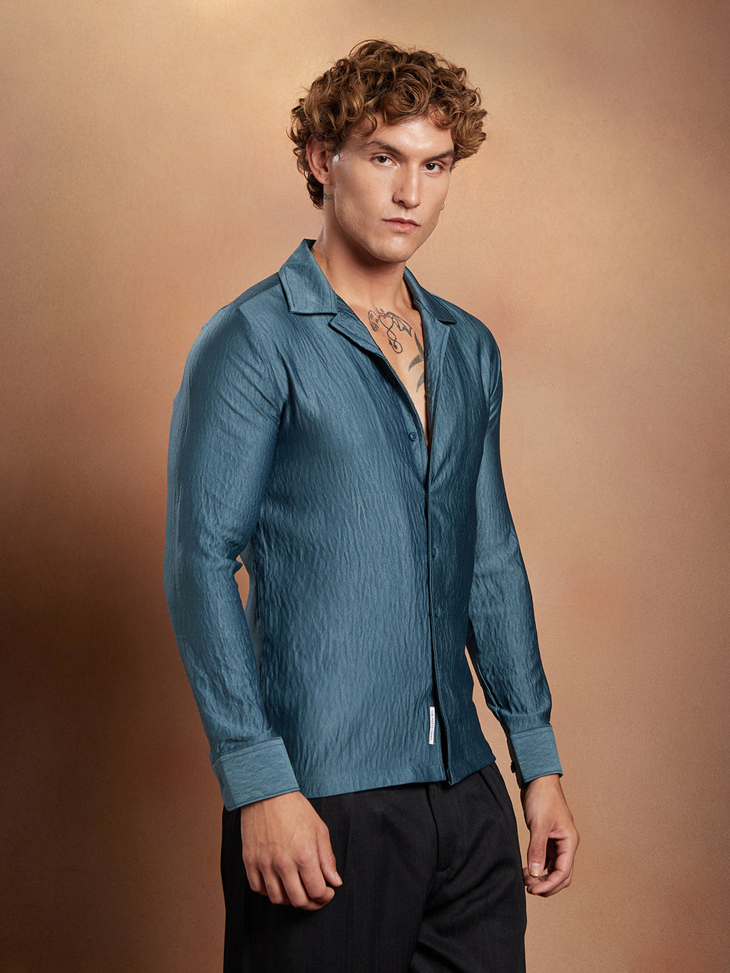 Satin Cuban Shirt