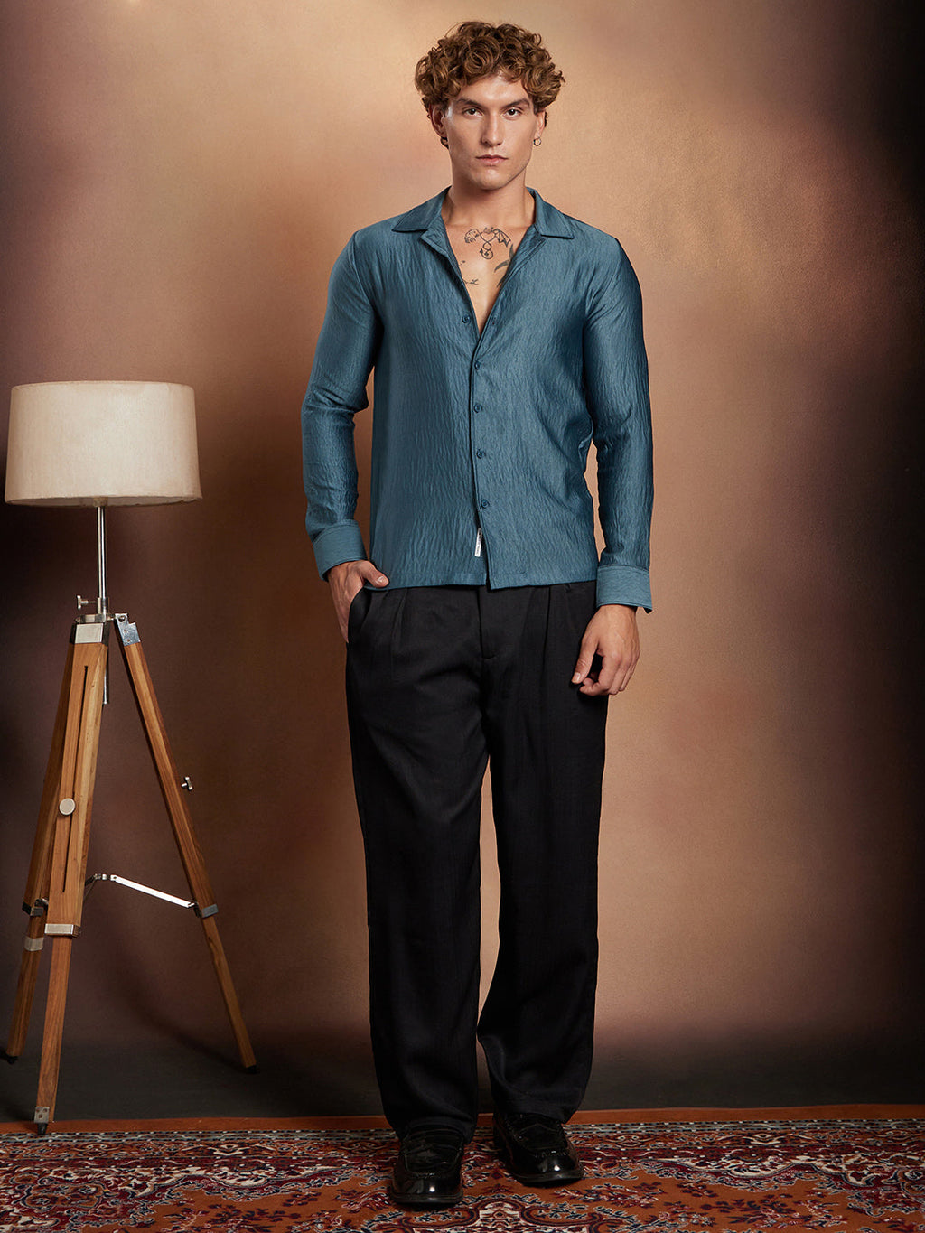 Satin Cuban Shirt