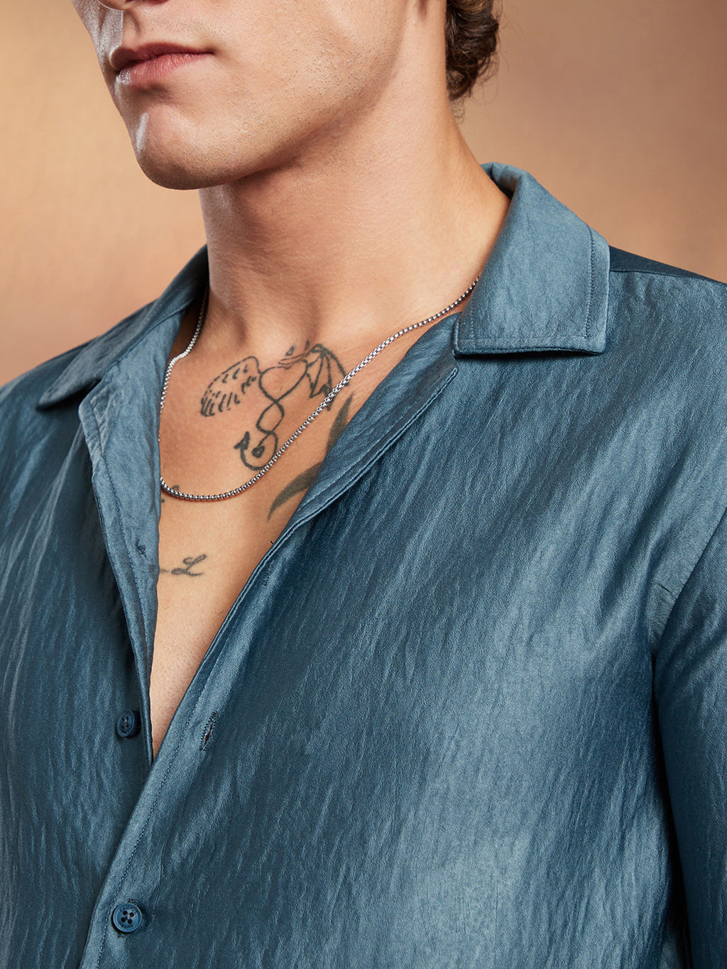 Satin Cuban Shirt