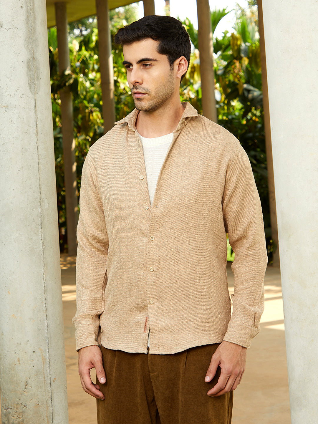 Solid Woven Shirt