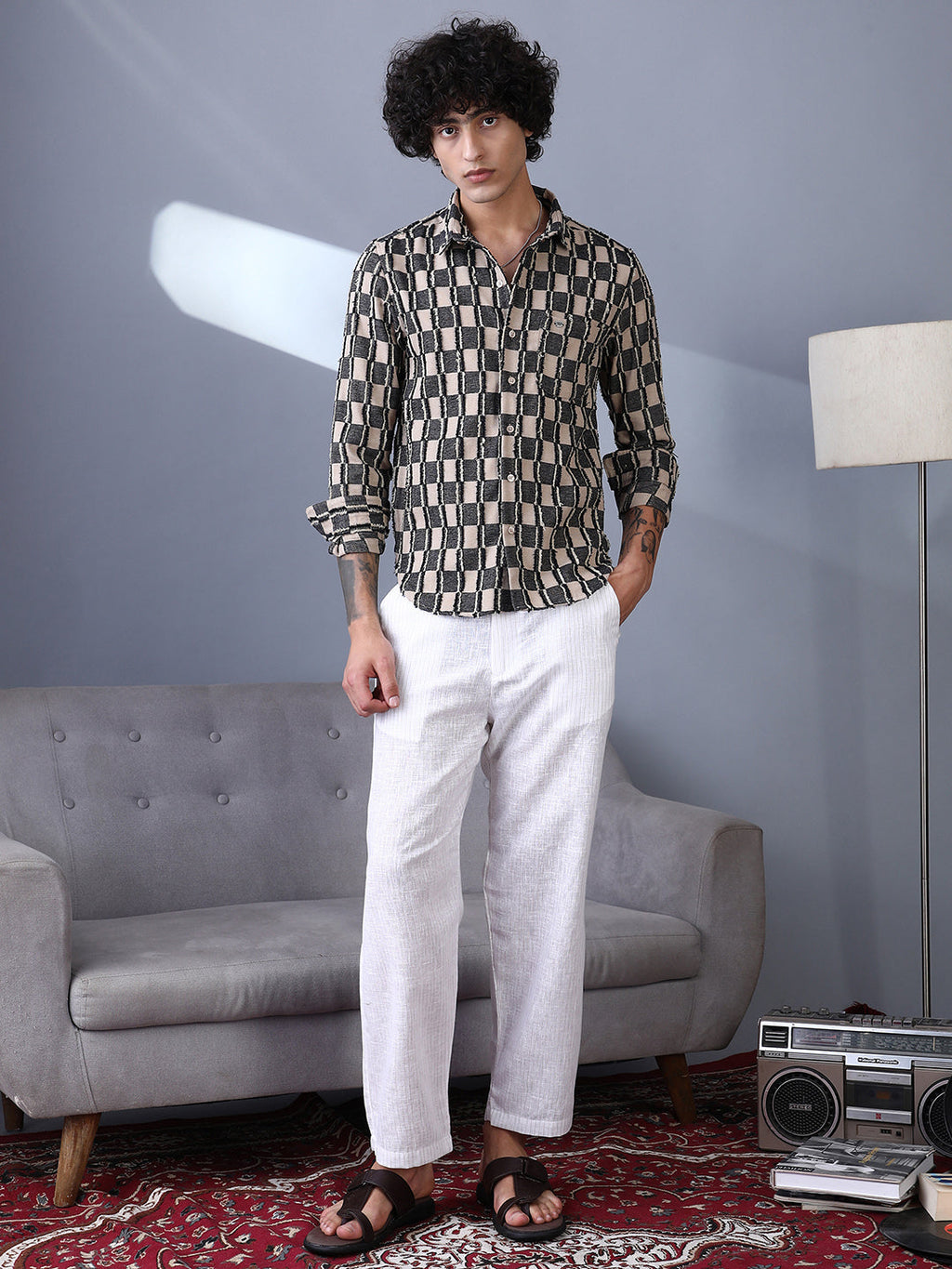 Block-Edge Shirt