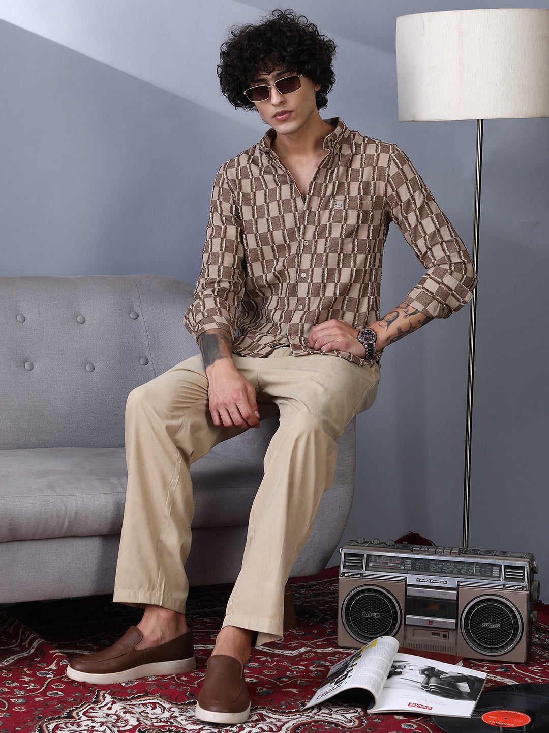 Block-Edge Shirt