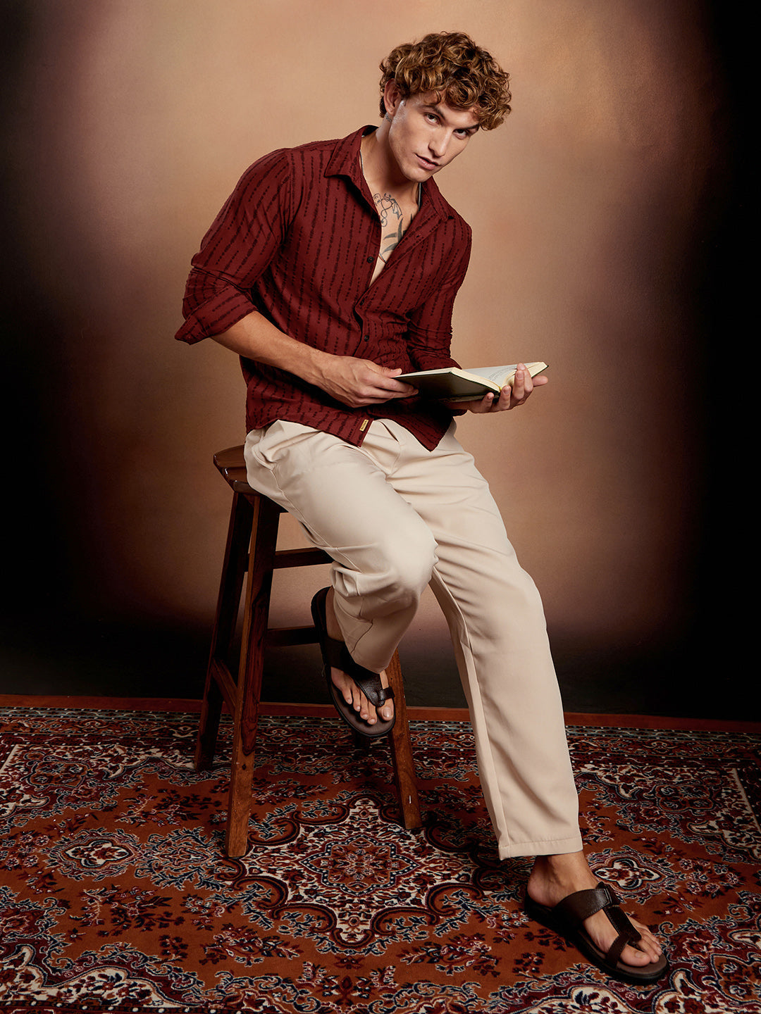 Tassel-Weave Shirt