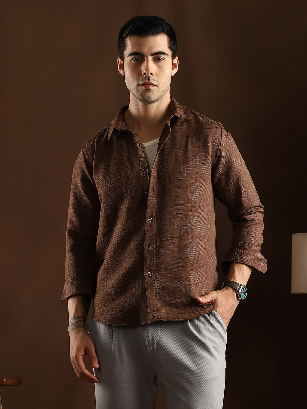 Overlap-Weave Shirt