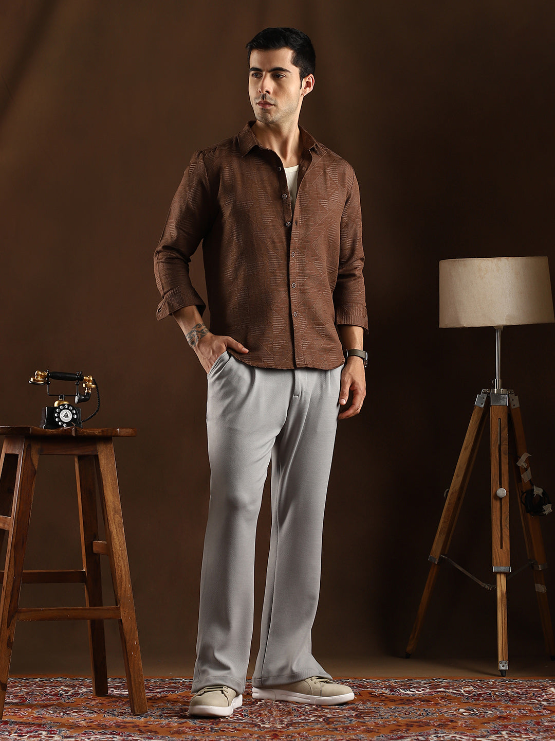 Overlap-Weave Shirt