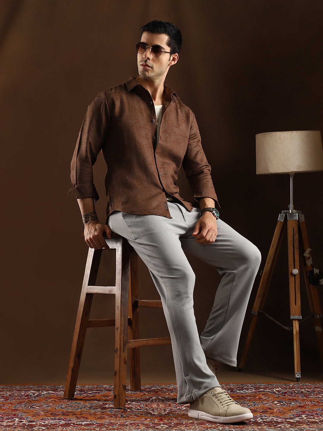 Overlap-Weave Shirt