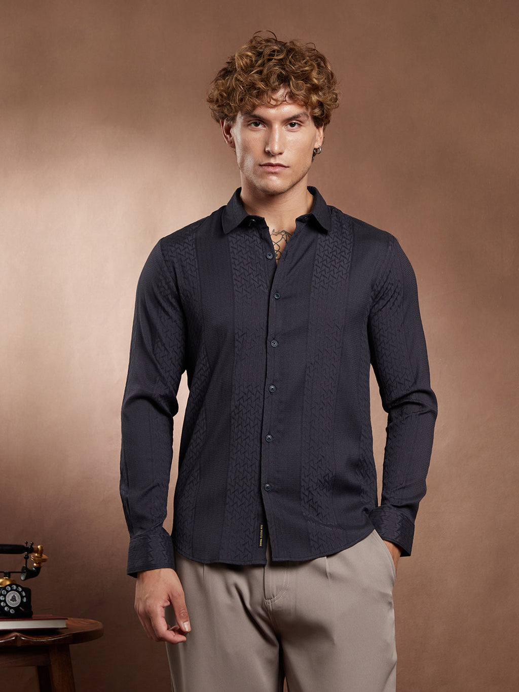 Tactile-Panel Shirt