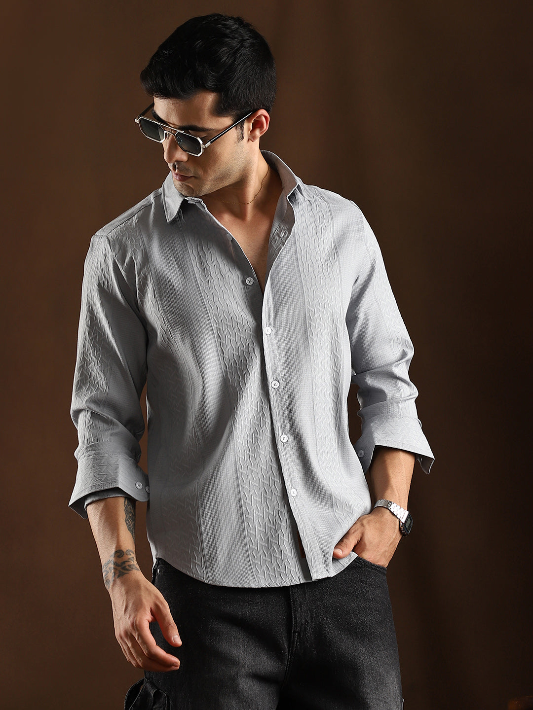 Tactile-Panel Shirt